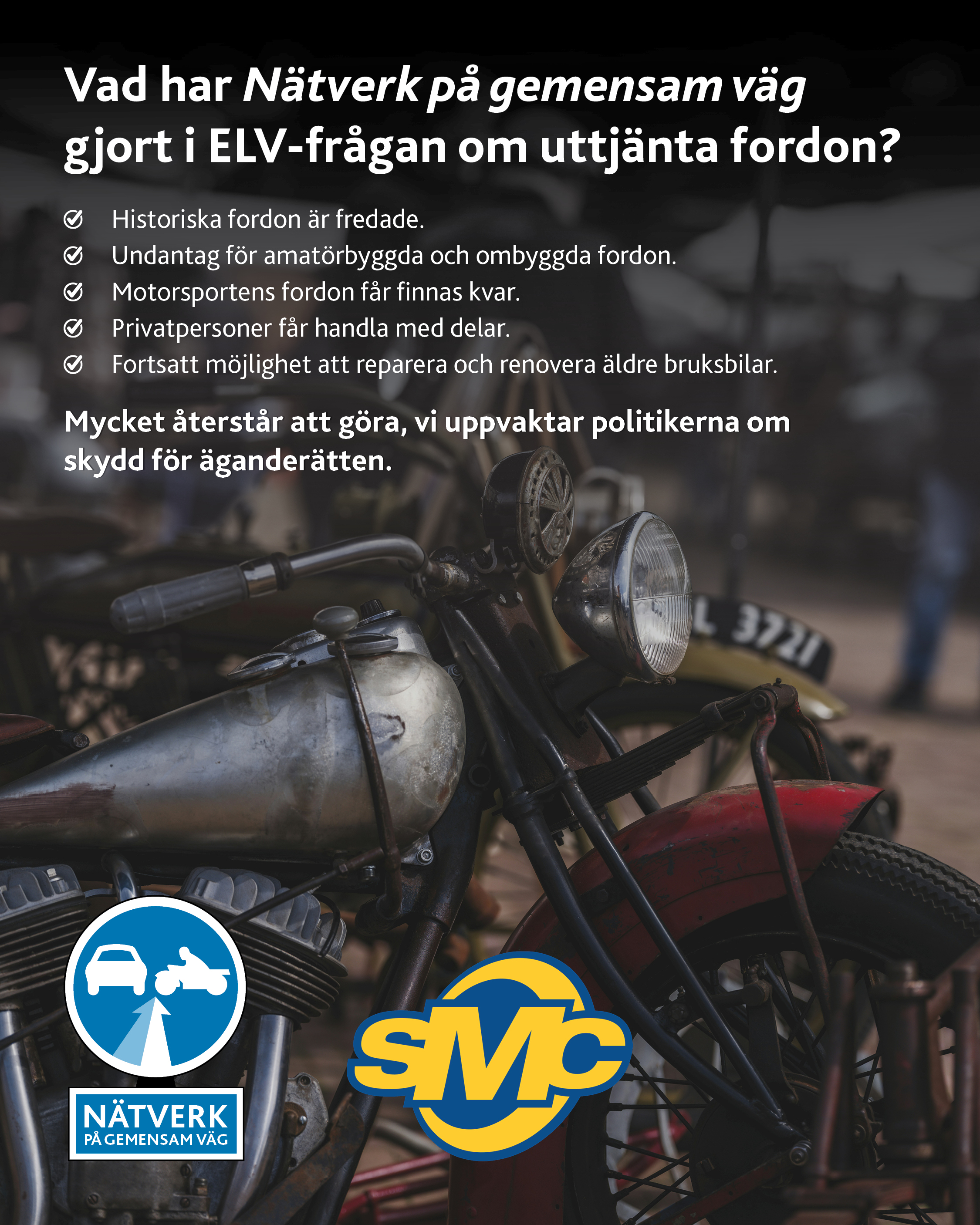 Vad som gjorts och vad som gäller angående ELV