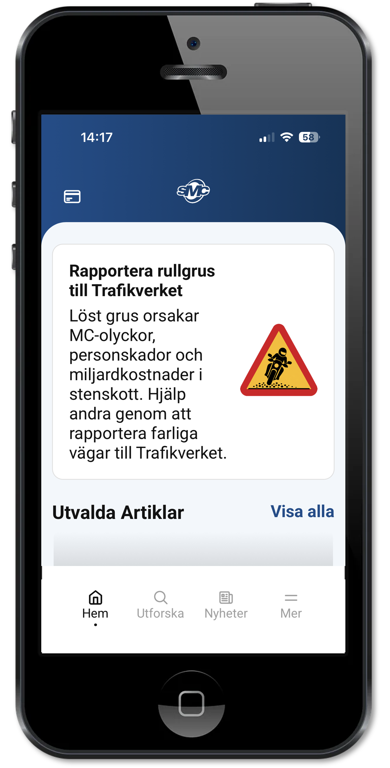 Rapportera rullgrus - för alla hojåkares skull