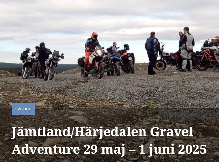 Gravel-helg vid Storsjöns strand och fjällets fot 