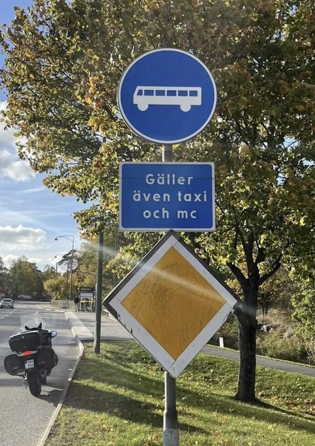 Förslag: Tillåt motorcyklar i bussfiler i Jönköping